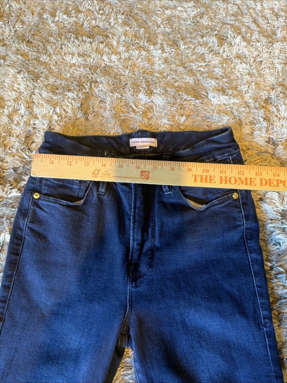 GOOD AMERICAN Skinny Dark Wash Stretch Jeans Women’s 4/27 - Picture 4 of 8